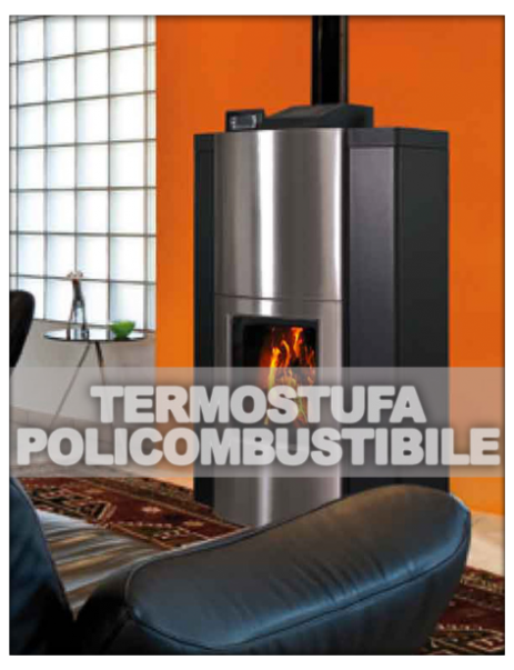 termostufa multicombustibile pellet legna