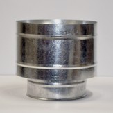 Antivento Lamiera Zincata Base Tonda